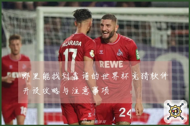 哪里能找到靠谱的世界杯竞猜软件开设攻略与注意事项